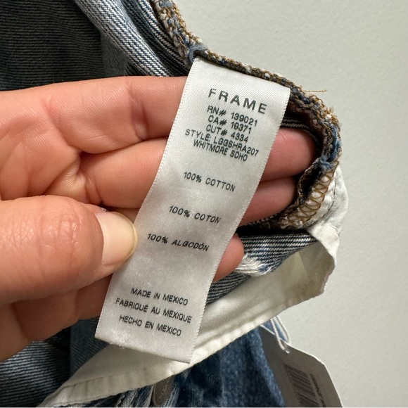 FRAME Le Grand Garcon Short Whitmore Soho Size 31 - Picture 16 of 16